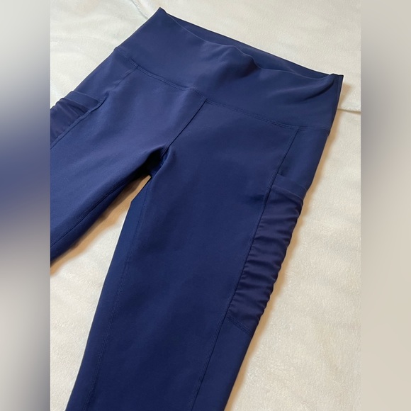 Fabletics Pants - POWERHOLD By FABLETICS Blue Athletic Legging